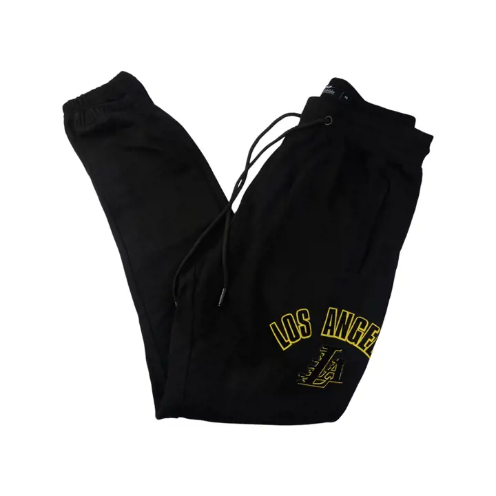 Los Angeles Lakers NBA Stacked Logo Pantalon de survêtement noir