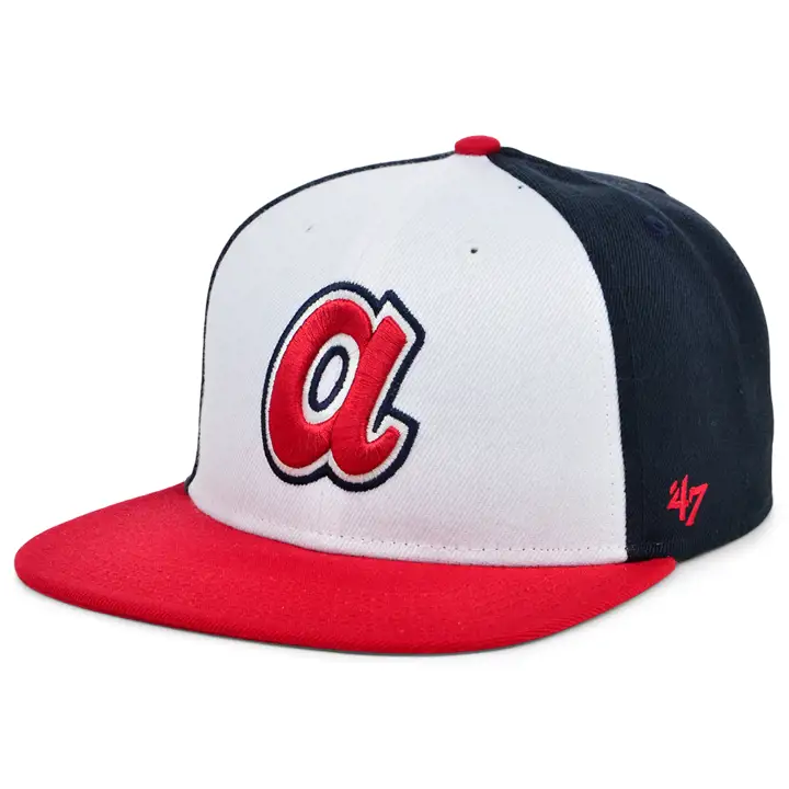 Casquette MLB Retro Flip Captain Atlanta Braves Marine/Rouge/Rouge