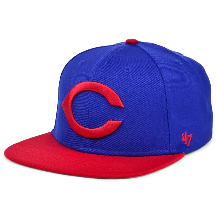 Casquette ajustée MLB Retro Flip Captain Chicago Cubs rbl/Rouge/gris