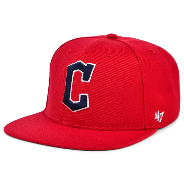 Casquette MLB rétro Flip Captain Cleveland Guardians Rouge/Rouge/Marine