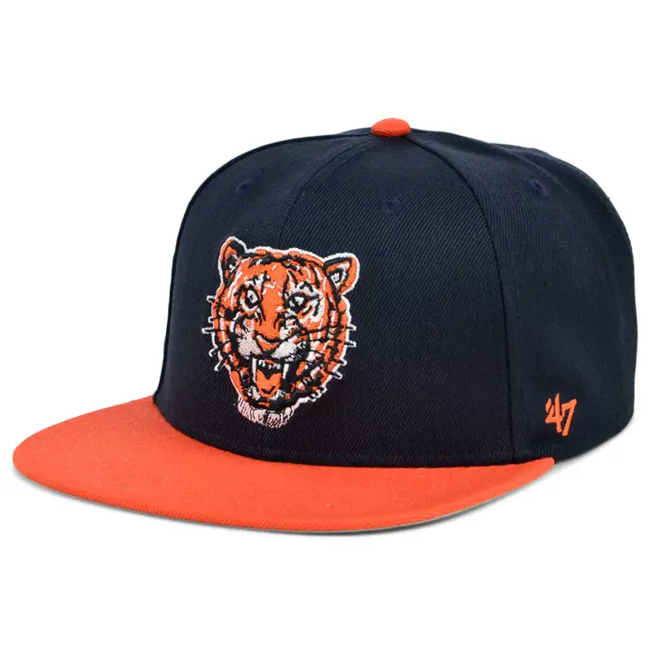 Casquette MLB Rétro Flip Captain Detroit Tigers Marine/Org/Gris