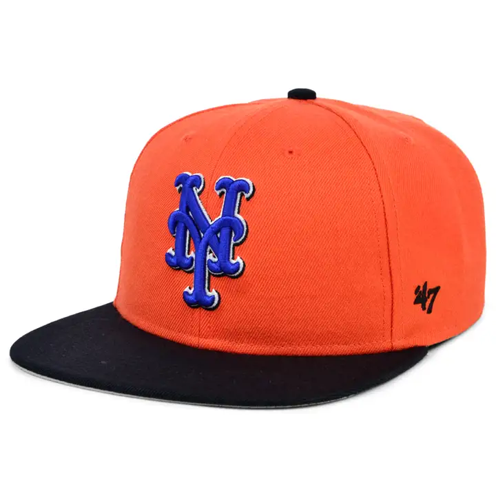 Casquette New York Mets MLB Retro Flip Captain org/blk/gry