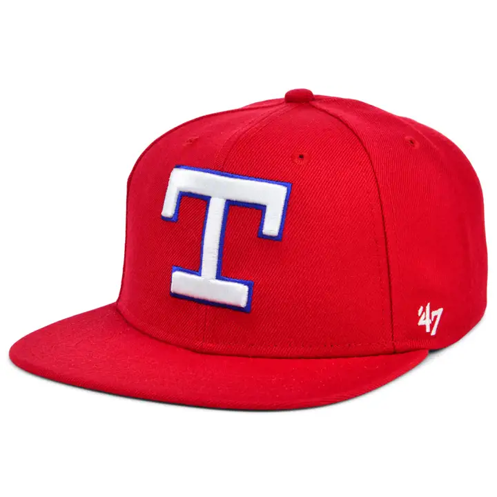 Casquette MLB Rétro Flip Texas Rangers Rouge/Rouge/bleu royal