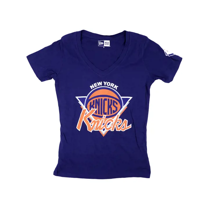 T-shirt Femme NBA New York Knicks Tip Off Bleu