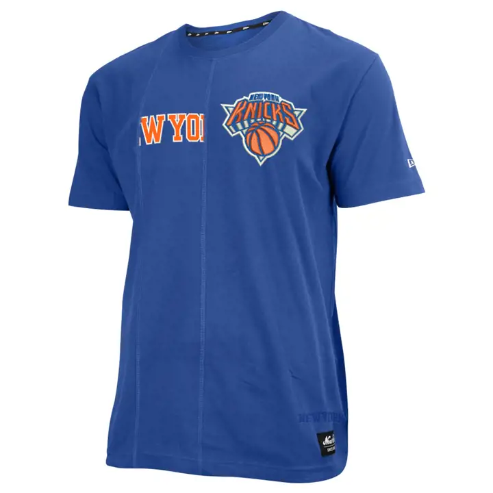 T-shirt fendu bleu des New York Knicks NBA