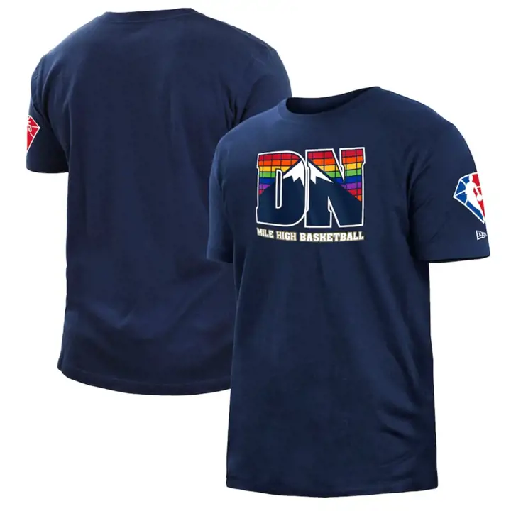 T-shirt Denver Nuggets NBA City bleu marine