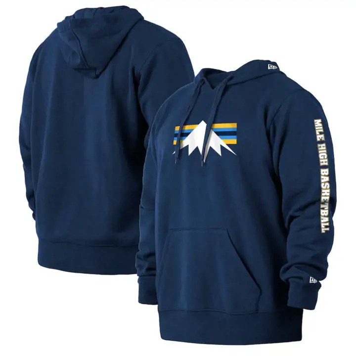 Sweat à capuche Denver Nuggets NBA City bleu marine