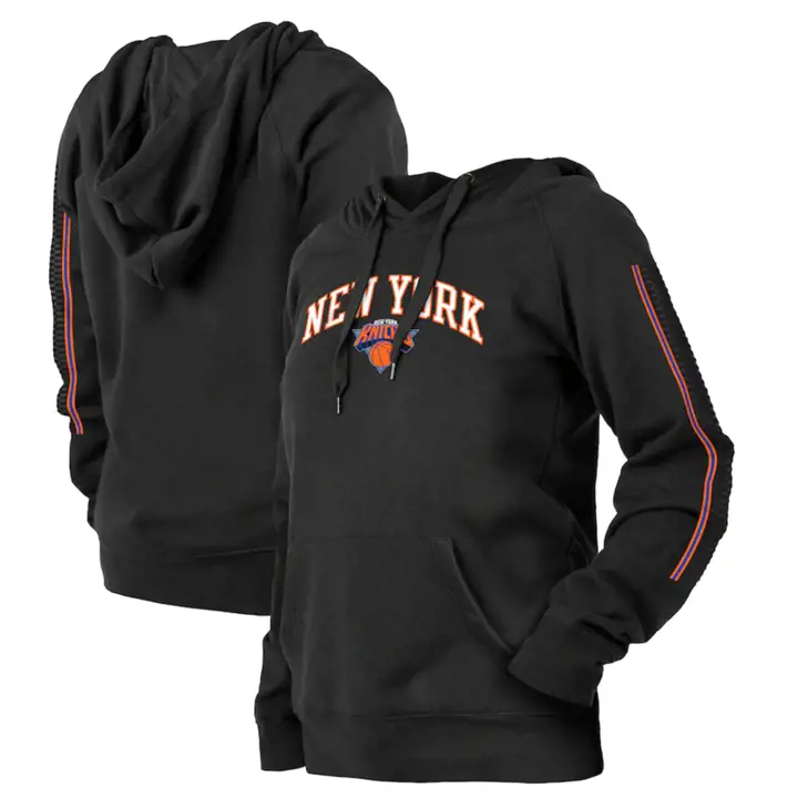 New York Knicks NBA Sweat à capuche femme City noir
