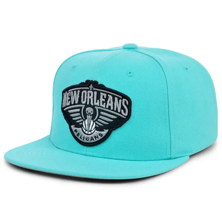 Casquette Snapback New Orleans Pelicans NBA, coffret cadeau, lbl/lbl/gris