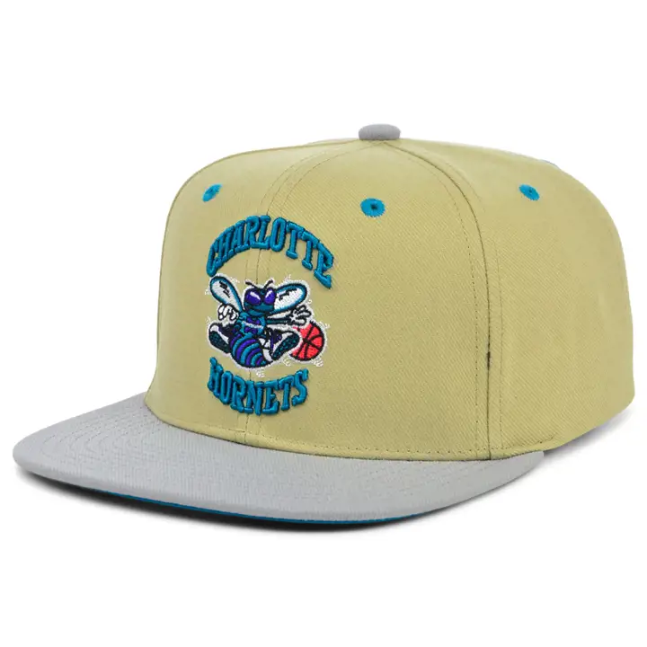 Charlotte Hornets NBA Classic Canvas Casquette Snapback kha/gri/turquoise H