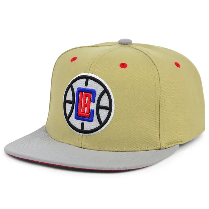 Casquette snapback Los Angeles Clippers NBA Classic Canvas kha/gry/red