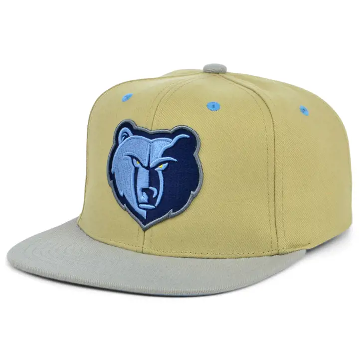 Memphis Grizzlies NBA Classic Canvas Snapback kha/gry/skbl