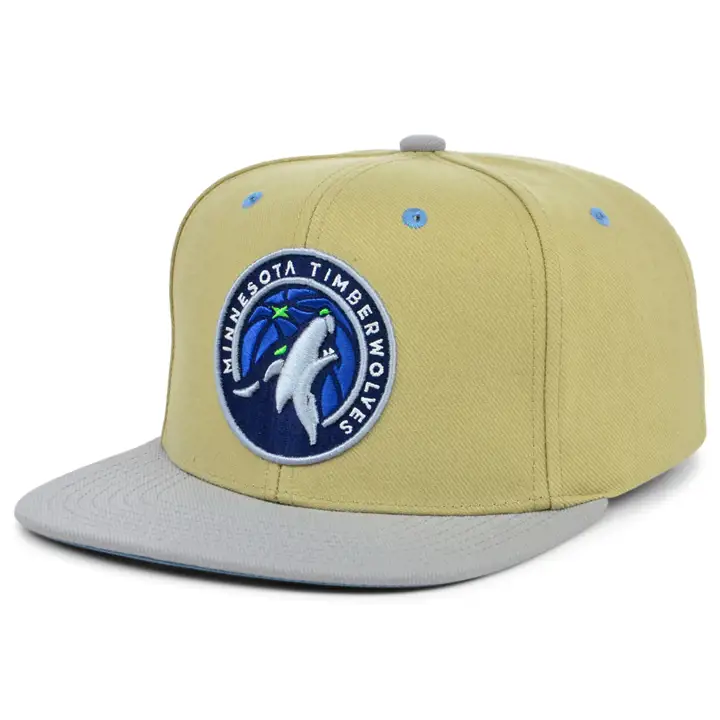 Casquette snapback classique en toile Minnesota Timberwolves NBA kha/gris/n
