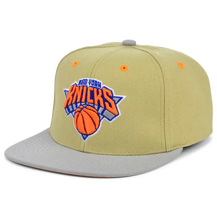 New York Knicks NBA Classic Canvas Snapback kha/gri/ora