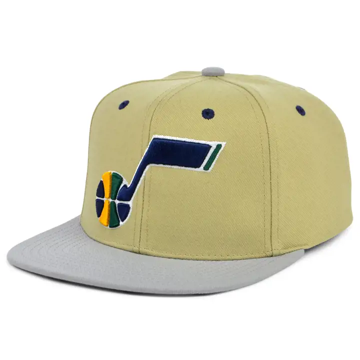 Casquette snapback Utah Jazz NBA Classic toile kha/gri/vio
