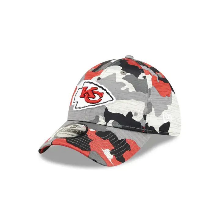 Casquette 39THIRTY rouge d'entraînement NFL des Chiefs de Kansas City 22