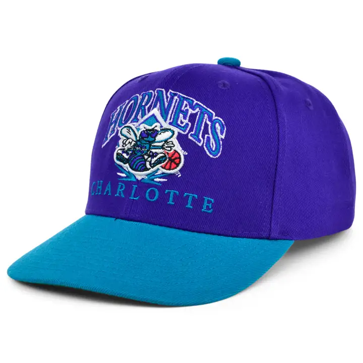 Charlotte Hornets NBA Diamond Plate Pro Crown pur/teal/grn H