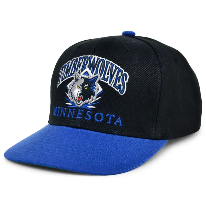 Minnesota Timberwolves NBA Diamond Plate Pro Crown noir/bleu/