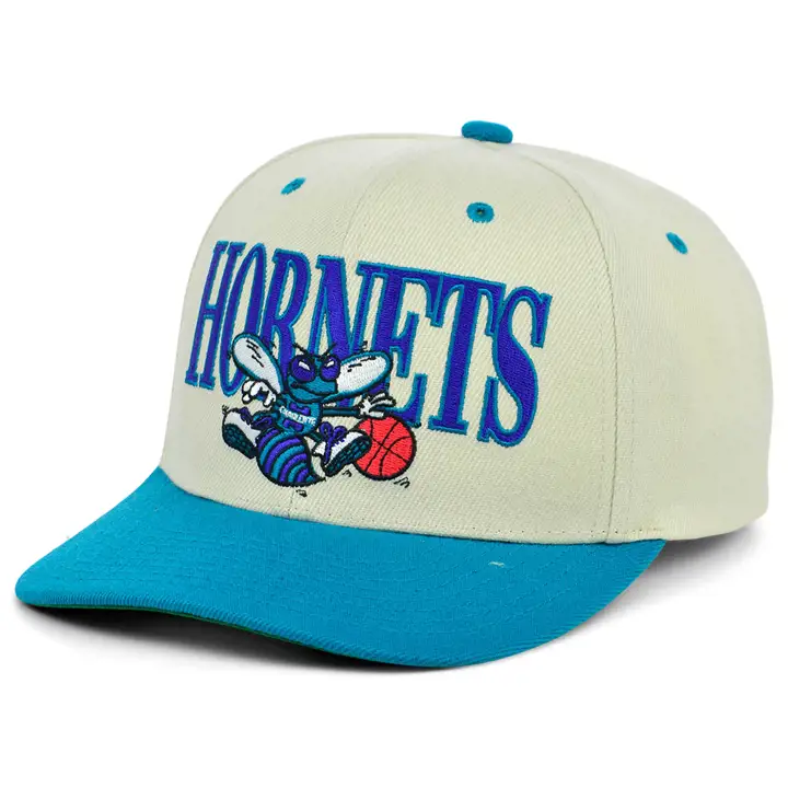 Charlotte Hornets NBA Off With The Crown Pro Crown IVO/TEAL/