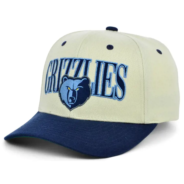 Memphis Grizzlies NBA Off With The Crown Pro Crown Ivoire/Marine/