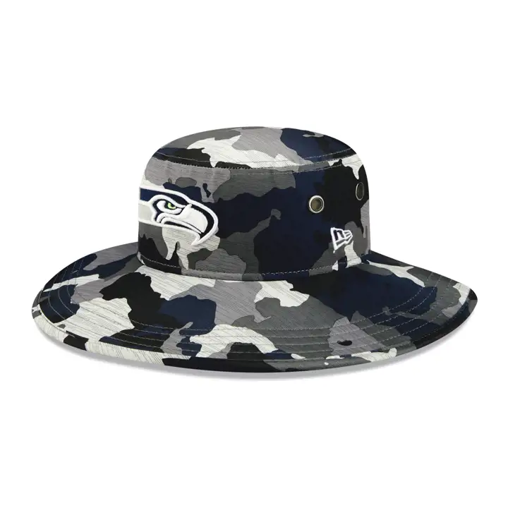 Seattle Seahawks 22 NFL Training Panama Bucket Bleu Marine