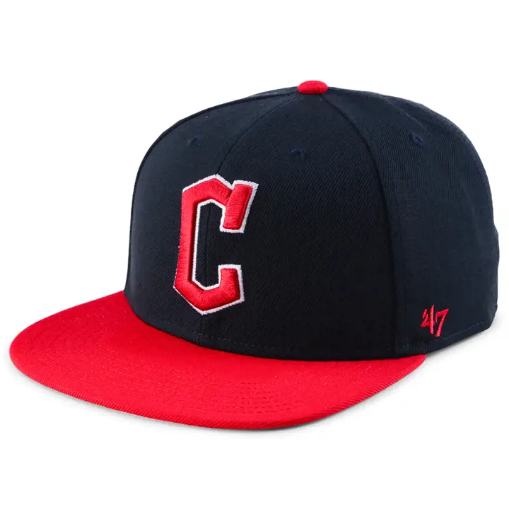 Casquette MLB Sure Shot Captain Cleveland Guardians marine/rouge