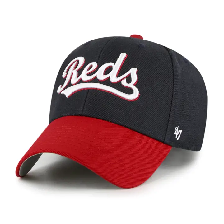 Casquette MVP '47 à l'effigie des Reds de Cincinnati (MLB), bleu marine, modèle rétro
