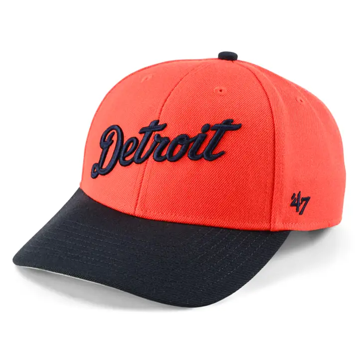 Casquette MVP '47 à visière incurvée « Retro Flip Script » des Tigers de Detroit MLB