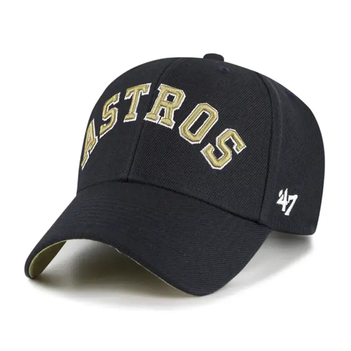 Houston Astros MLB Casquette Rétro Flip Script '47 MVP MARINE