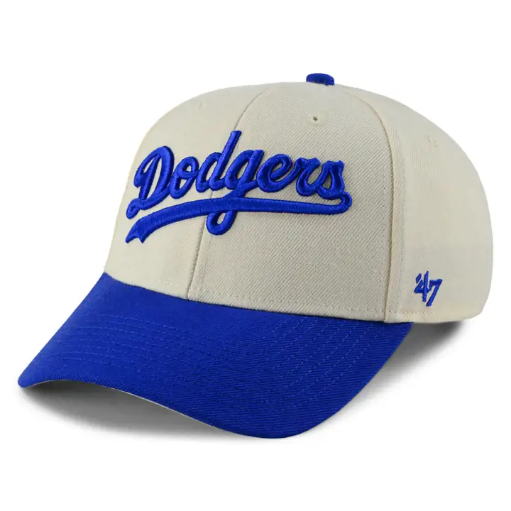 Casquette MVP '47 MLB Los Angeles Dodgers Retro Flip Script coloris naturel