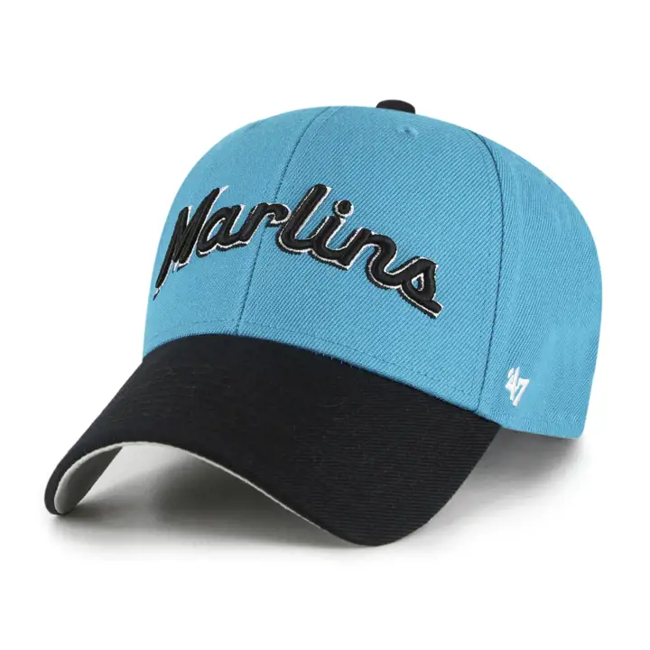 Miami Marlins MLB Retro Flip Script '47 MVP TEAL