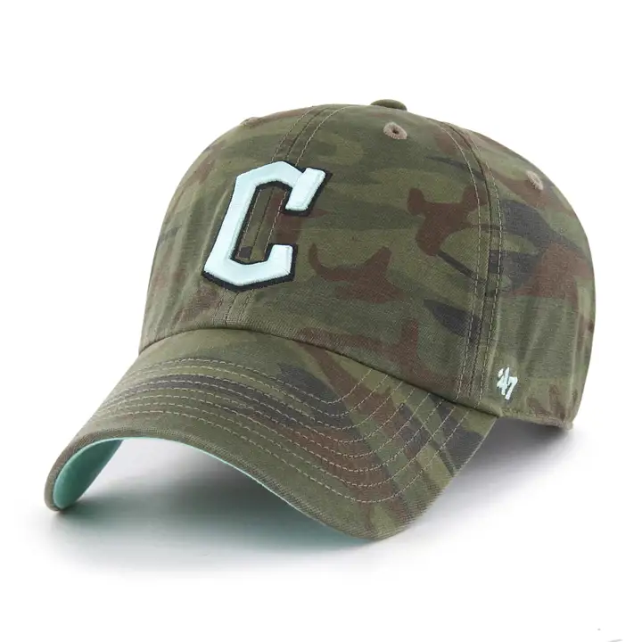 CLEVELAND GUARDIANS MLB Regiment Pop '47 Clean Up WOODLAND
