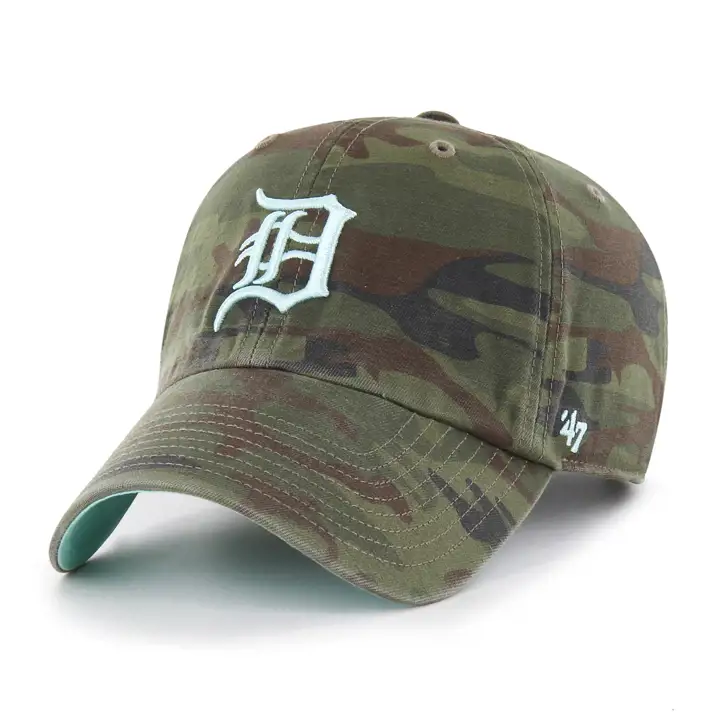 DETROIT TIGERS MLB Regiment Pop '47 Clean Up WOODLAND