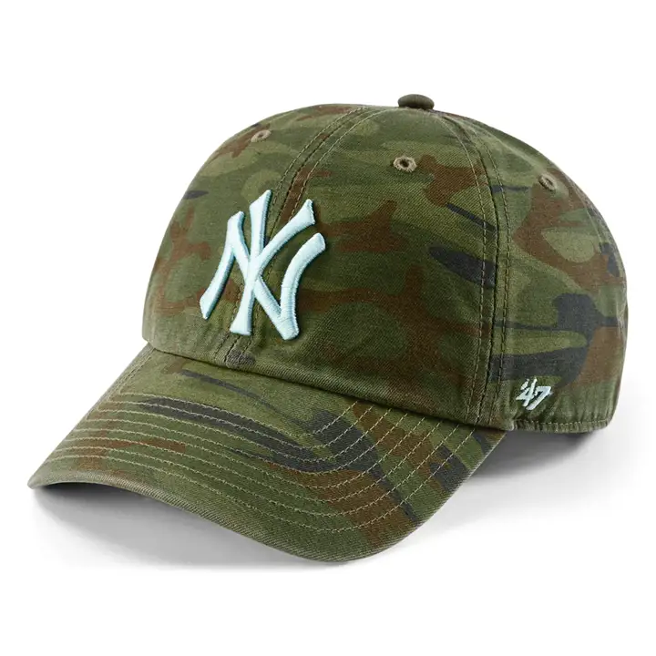 NEW YORK YANKEES MLB Casquette ajustable Pop '47 Clean Up WOODLAND