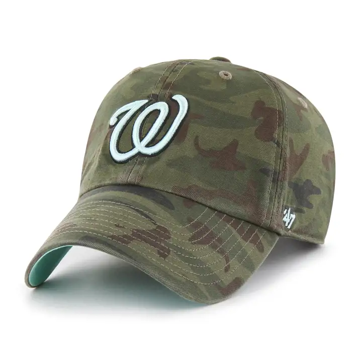 WASHINGTON NATIONALS MLB Regiment Pop '47 Clean Up WOODLAND