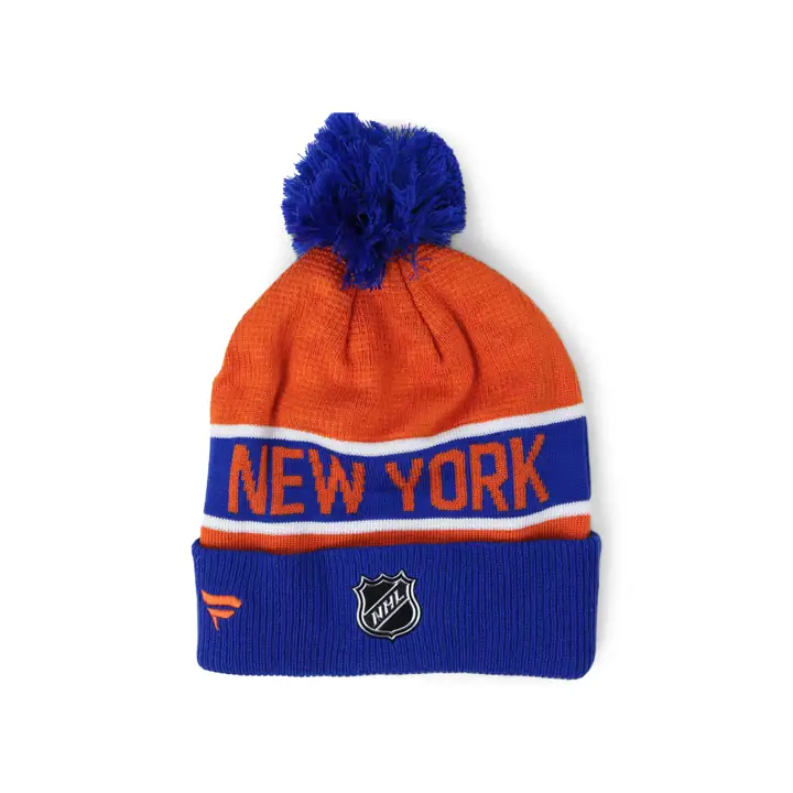 New York Islanders LNH 22 LR Tuque Revers Pompon rbl/org