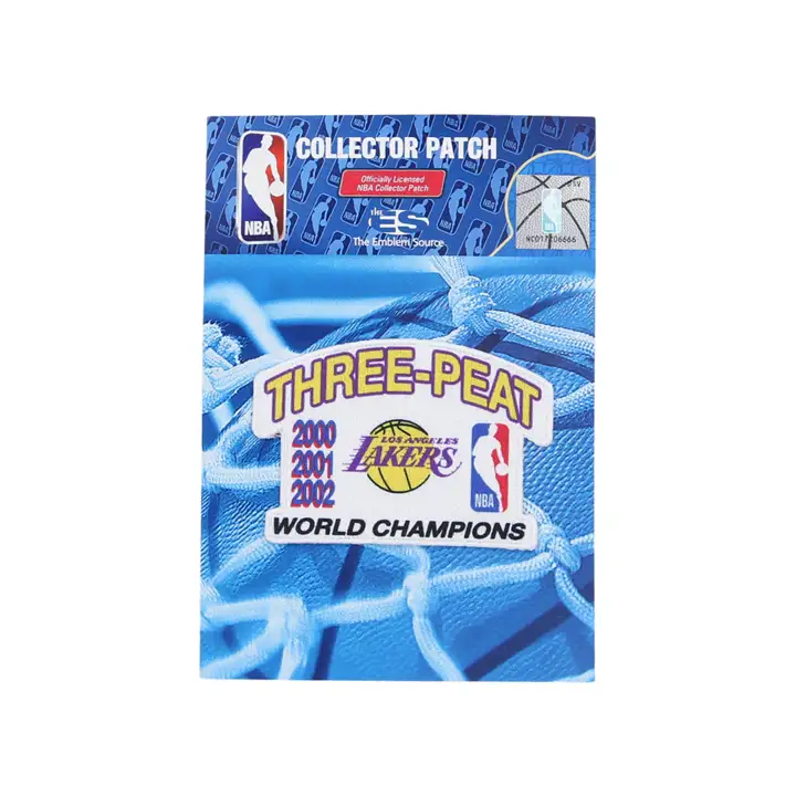 Écusson du Three-Peat des Lakers de Los Angeles