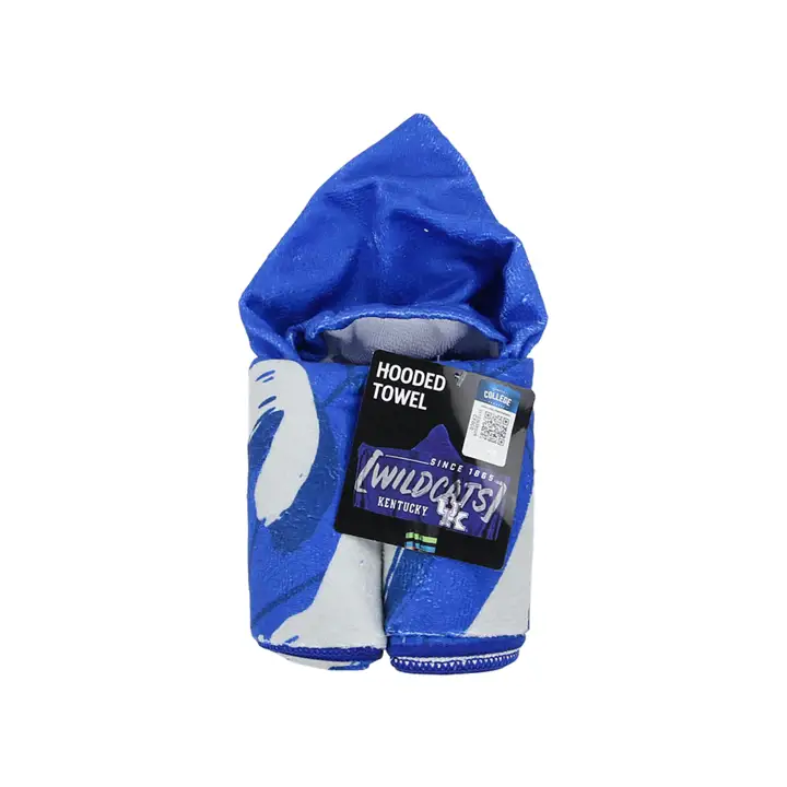 Serviette de plage à capuchon Kentucky Wildcats AST