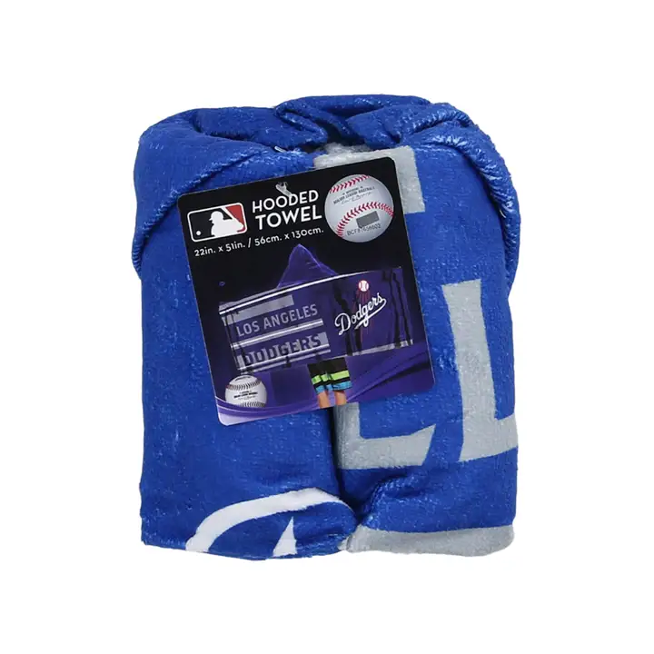 Serviette de plage à capuche Los Angeles Dodgers AST