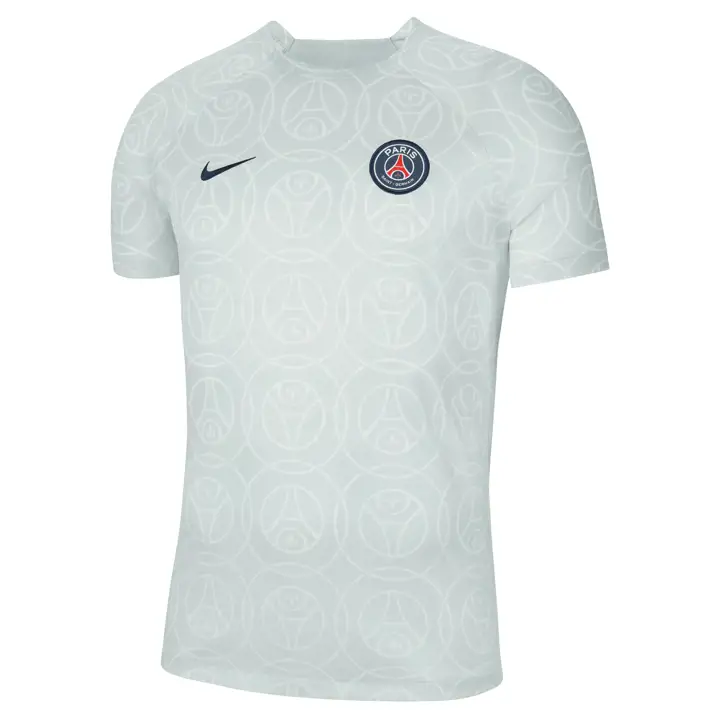 Haut de pré-match Club Paris Saint-Germain bleu marine