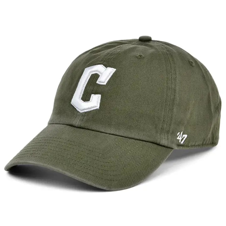 Casquette ajustable « Clean Up » 47 Brand MLB Guardians olive/blanche