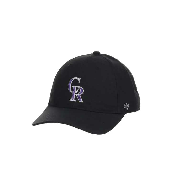 Colorado Rockies MLB Casquette MVP Réplique sur le terrain pour enfant noir