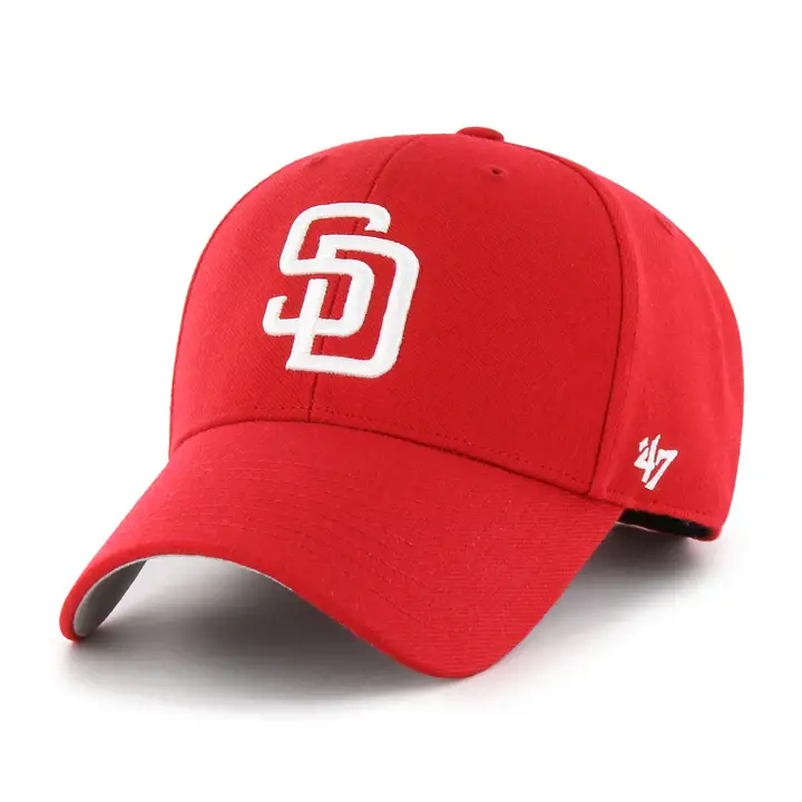 Casquette San Diego Padres MLB Rouge/Blanc « 47 MVP » rouge