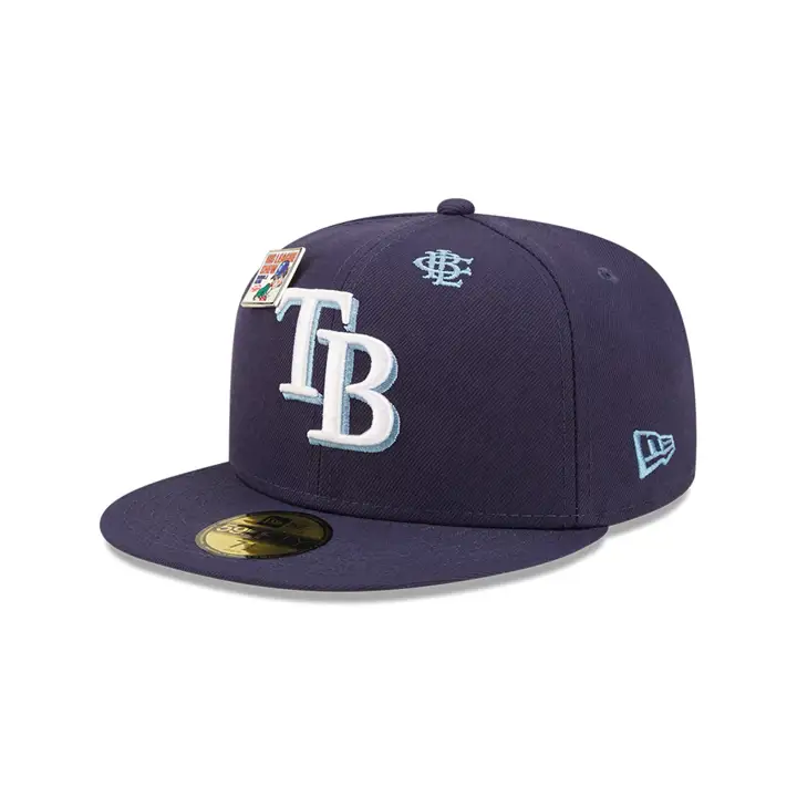 CASQUETTE 59FIFTY MLB BLC TAMPA BAY RAYS BLEU MARINE/BLEU MARINE
