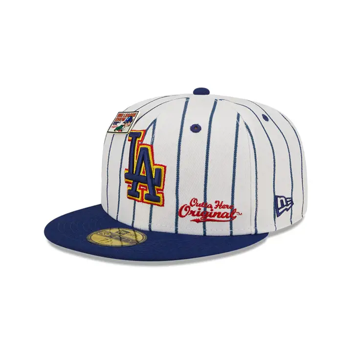 LOS ANGELES DODGERS MLB BLC ORIGINAL 59FIFTY BLC BLANC/BLEU MARINE