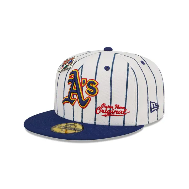 OAKLAND ATHLETICS MLB BLC ORIGINAL 59FIFTY BLANC/BLEU MARINE