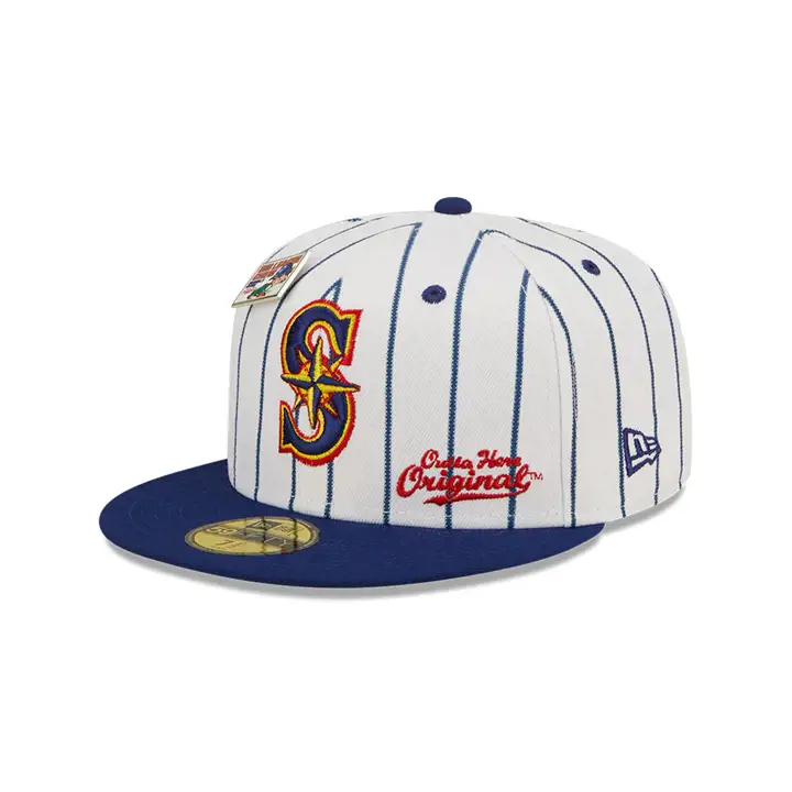 SEATTLE MARINERS MLB BLC ORIGINAL 59FIFTY BLC BLANC/MARINE