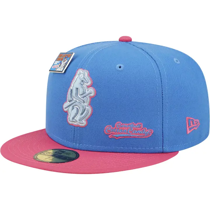 CASQUETTE CHICAGO CUBS MLB BLC COTTON CANDY 59FIFTY BLEUE/ROSE