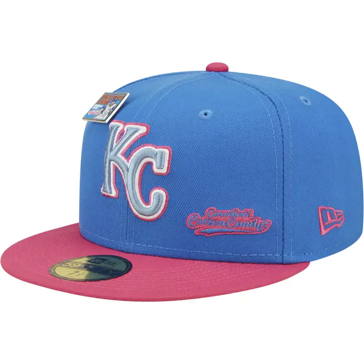 KANSAS CITY ROYALS MLB BLC COTON CANDY 59FIFTY BLEU/ROSE