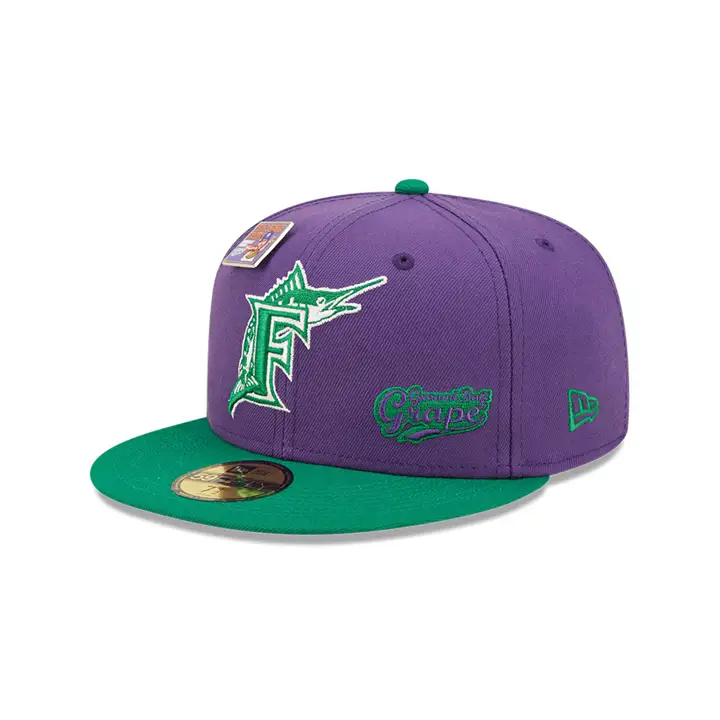 FLORIDA MARLINS MLB BLC GRAPE 59FIFTY VIO/VER